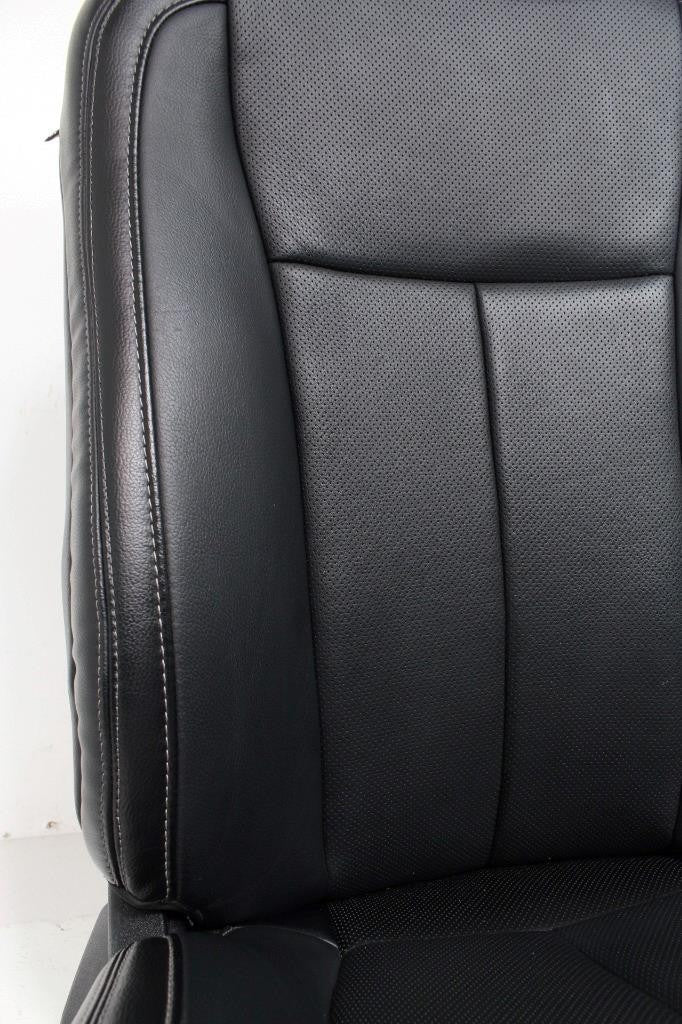 2015 - 2022 Ford F-150 Super Duty Front Seats, Lariat Black Leather Heated Cool