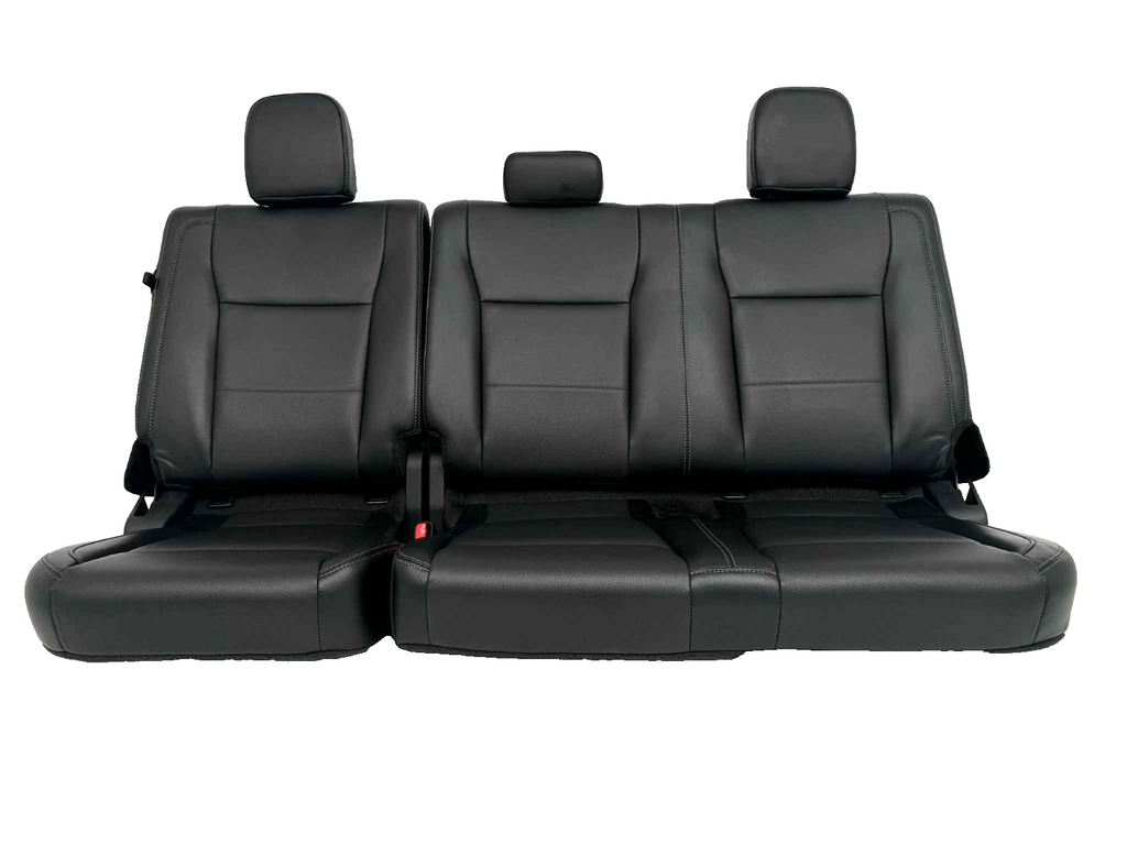 2015 - 2022 Ford F150 Super Duty Rear Seats, Extended Cab Black Leather Lariat