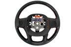 2019 - 2025 Ram 1500 Rebel Heated Leather Steering Wheel Red Stitch OEM 6GE062X7
