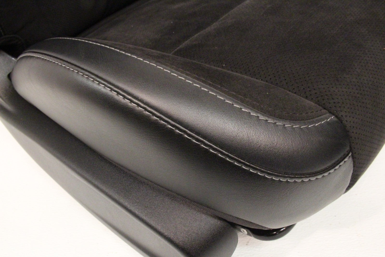 2008 - 2023 Dodge Challenger Seats Set,  Black Leather Suede w/ T/A Embroidery