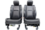 2002 - 2018 Ram Seats Set, Quad Cab Laramie Black Leather Heated Cooled Memory