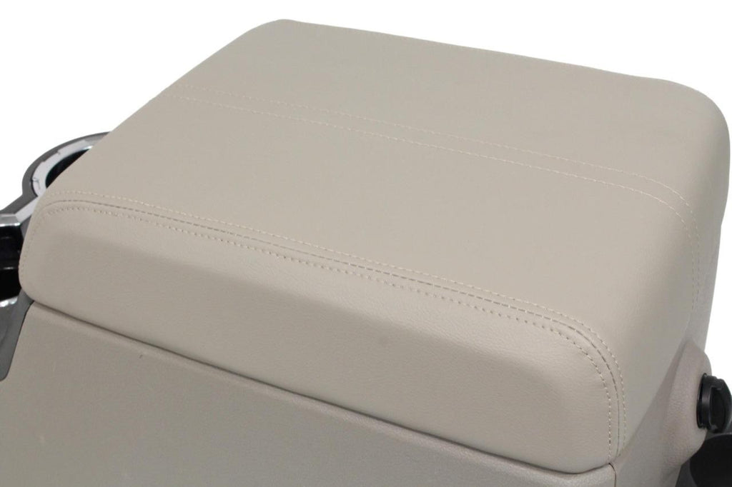 2008-2010 Ford Super Duty Center Console, w/ Stone Gray Leather Armrest OEM