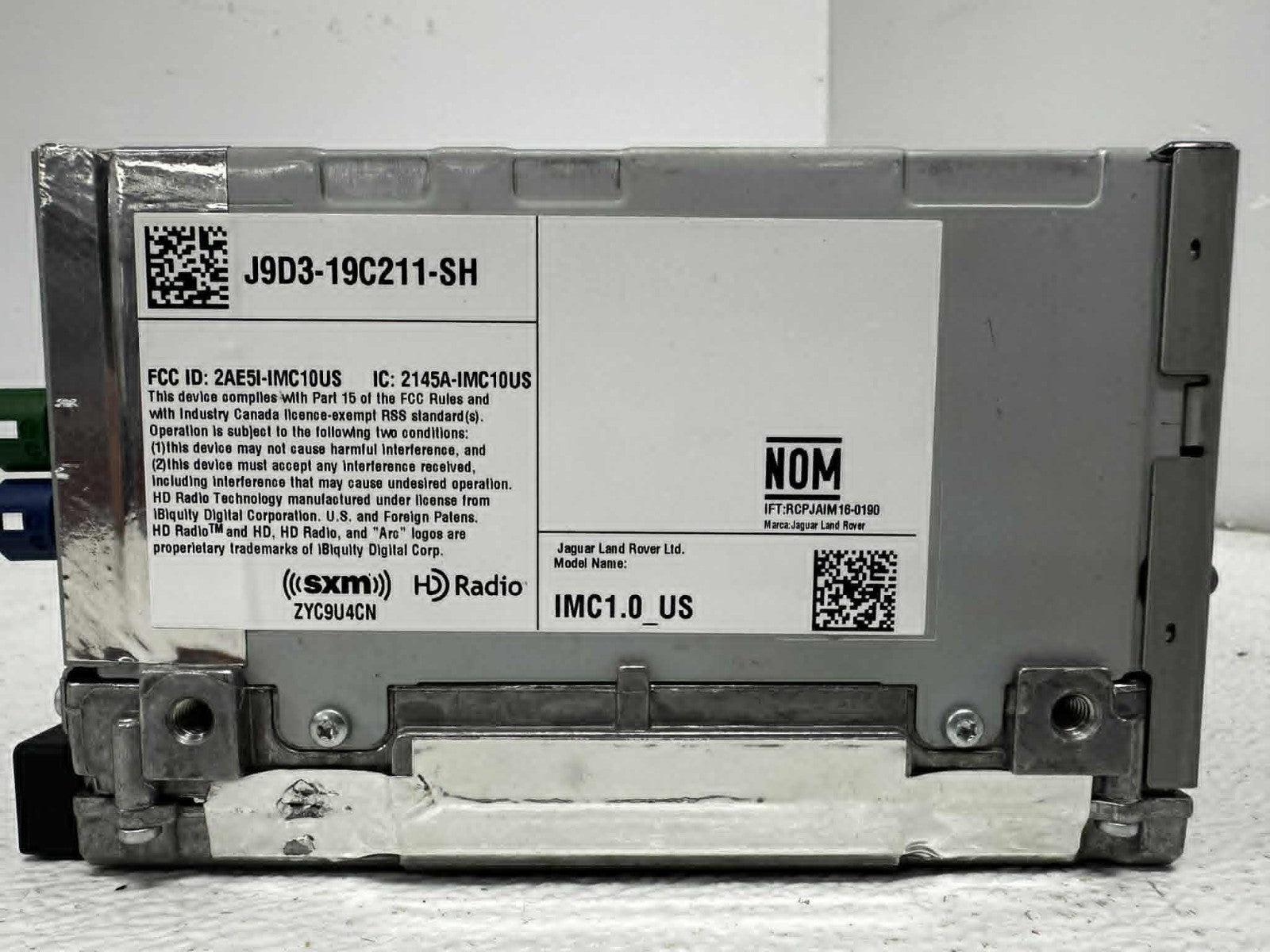 2017 - 2020 Land Rover Discovery Landmark Radio Amplifier IMC OEM J9D3-19C211-SH
