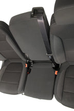2019 - 2026 Chevy Silverado Split Bench Seat, LT Black Cloth w/ Power Driver