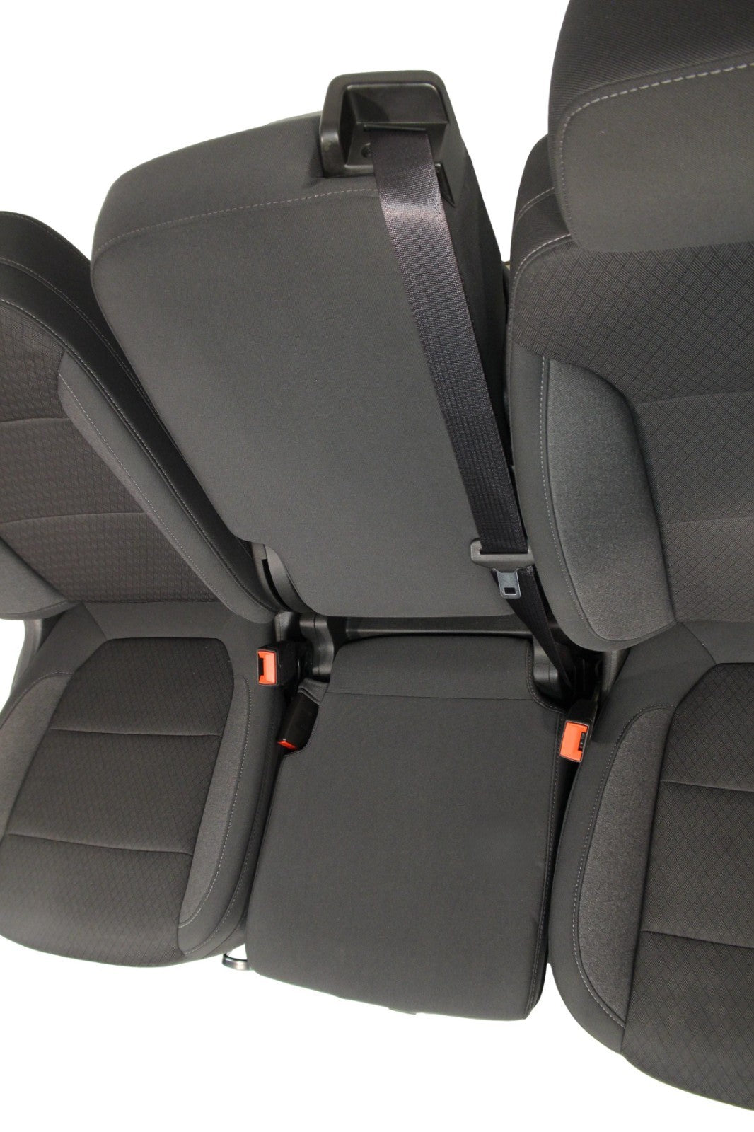 2019 - 2026 Chevy Silverado Split Bench Seat, LT Black Cloth w/ Power Driver