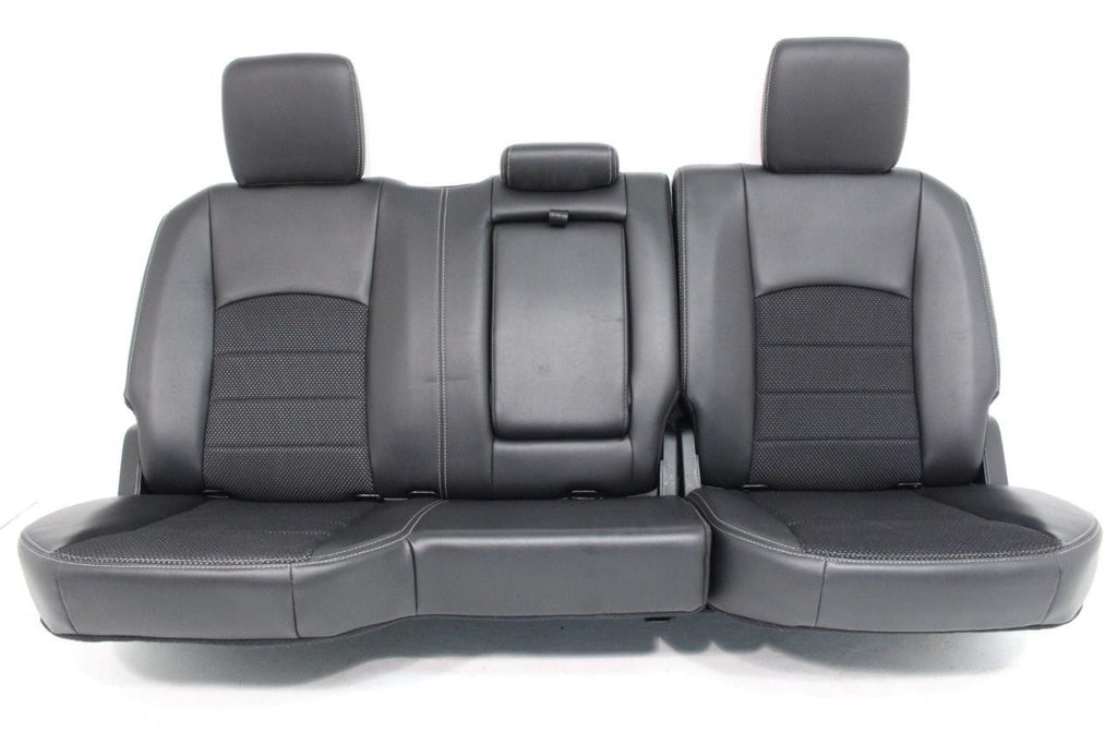 2009 - 2018 Dodge Ram Front & Rear Seats Set, Sport Black Vinyl & Cloth Heated