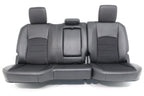 2009 - 2018 Dodge Ram Front & Rear Seats Set, Sport Black Vinyl & Cloth Heated