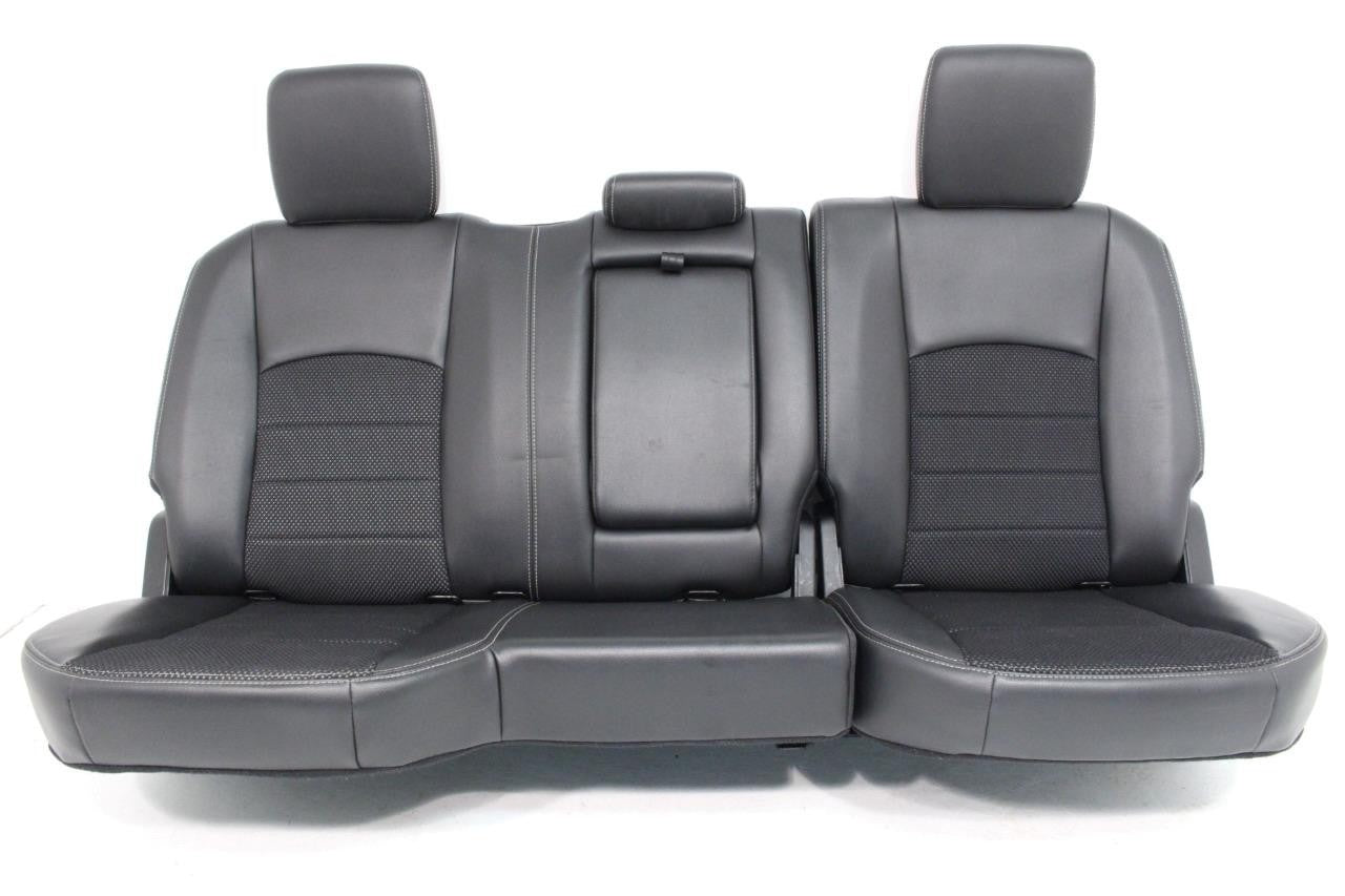2009 - 2018 Dodge Ram Front & Rear Seats Set, Sport Black Vinyl & Cloth Heated