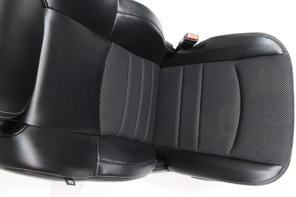 2009 - 2018 Dodge Ram Front & Rear Seats Set, Sport Black Vinyl & Cloth Heated