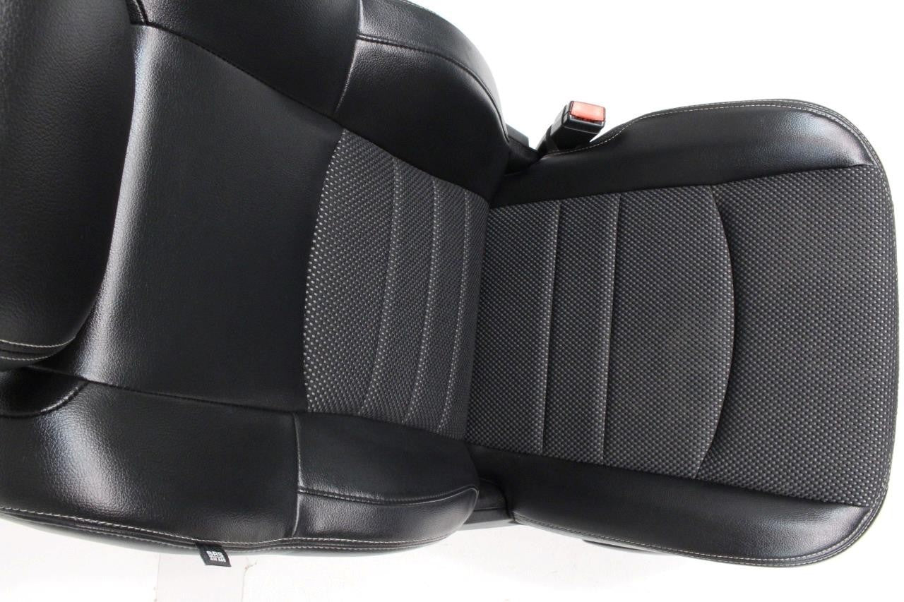 2009 - 2018 Dodge Ram Front & Rear Seats Set, Sport Black Vinyl & Cloth Heated