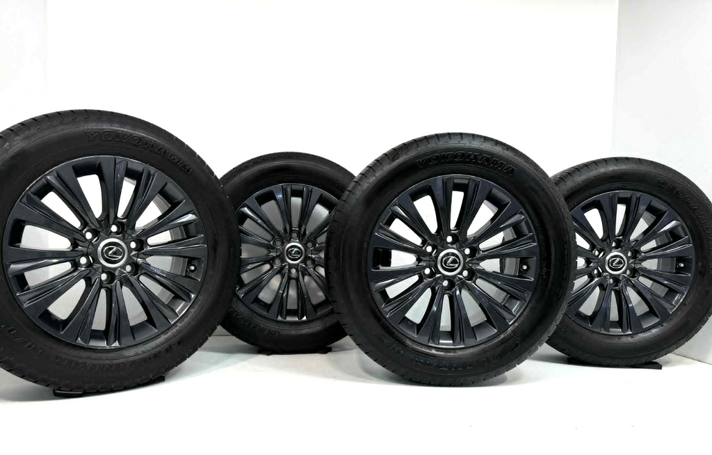 19" Lexus GX460 OEM Wheels Set 4 Dark Gray Sport Design Yokohama Tires 265/55R19