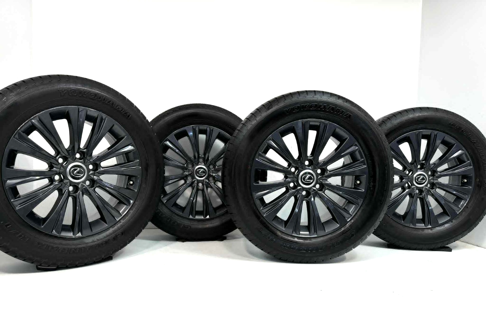 19" Lexus GX460 OEM Wheels Set 4 Dark Gray Sport Design Yokohama Tires 265/55R19