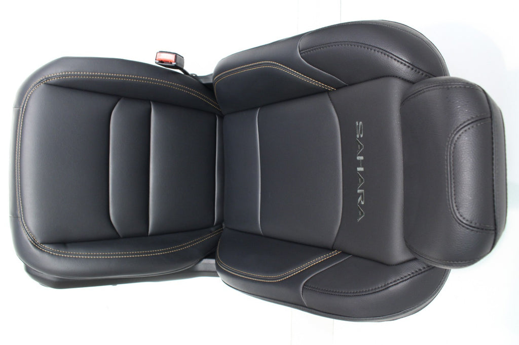 18-25 Jeep JT Gladiator JL Wrangler Seats Sahara Black Heated Leather ZERO MILES