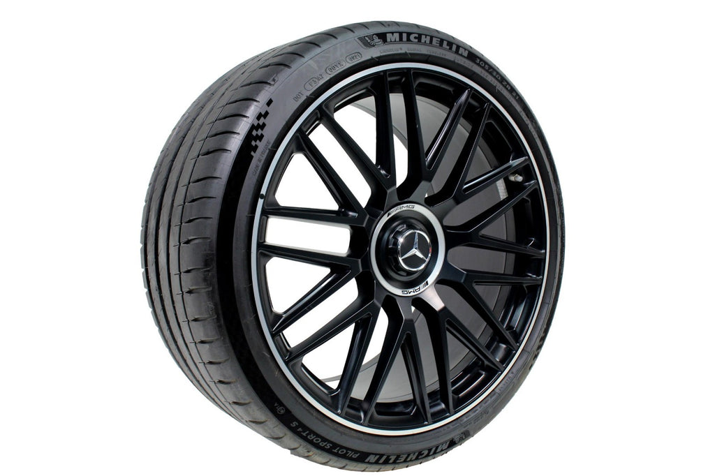 22 - 25 Mercedes SL63 AMG 21" Forged 10-Spoke Wheels Tires Michelin PS4S OEM Set
