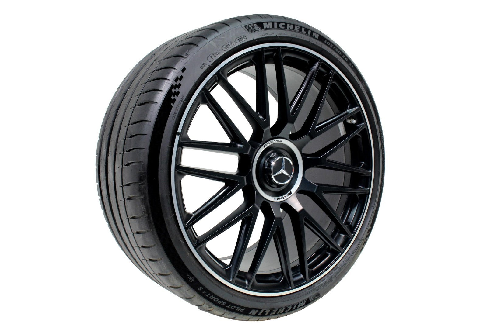 22 - 25 Mercedes SL63 AMG 21" Forged 10-Spoke Wheels Tires Michelin PS4S OEM Set