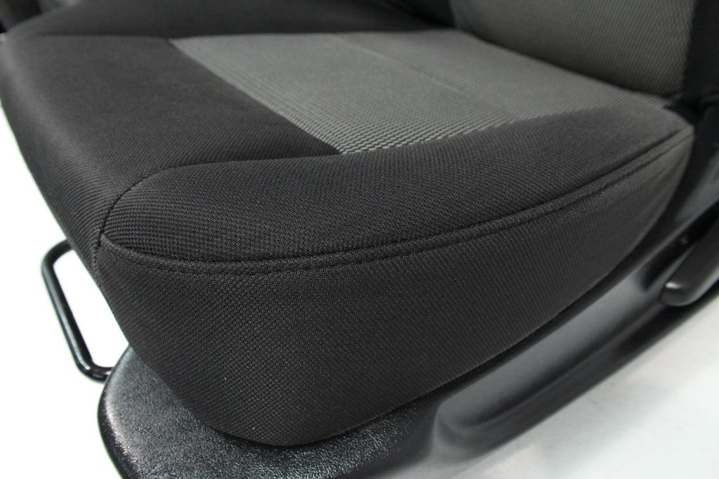 1998 - 2009 Ford Ranger Seats, 60-40 Split Bench, Black Gray Cloth, Extended Cab
