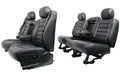 2003 - 2007 Hummer H2 Seats Set, Black Leather Powered Heated OEM