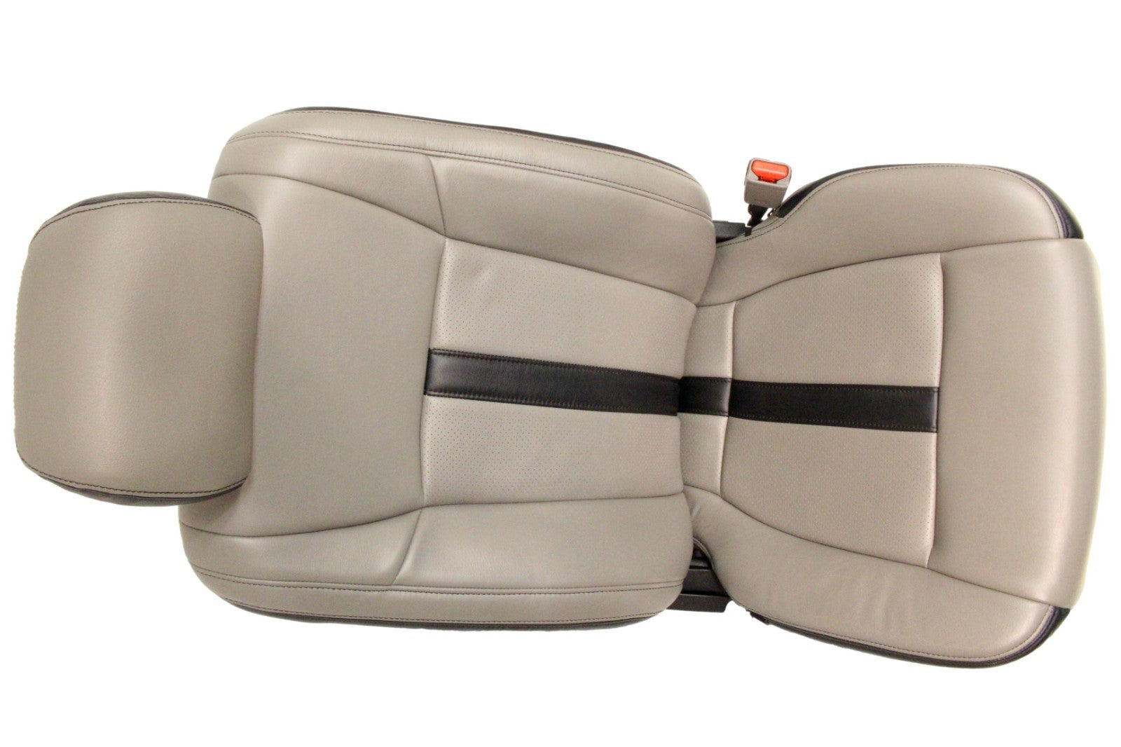 2015-2022 Ford F150 Super Duty Supercab Seats, XLT w/ Katzkin Earth Gray Leather
