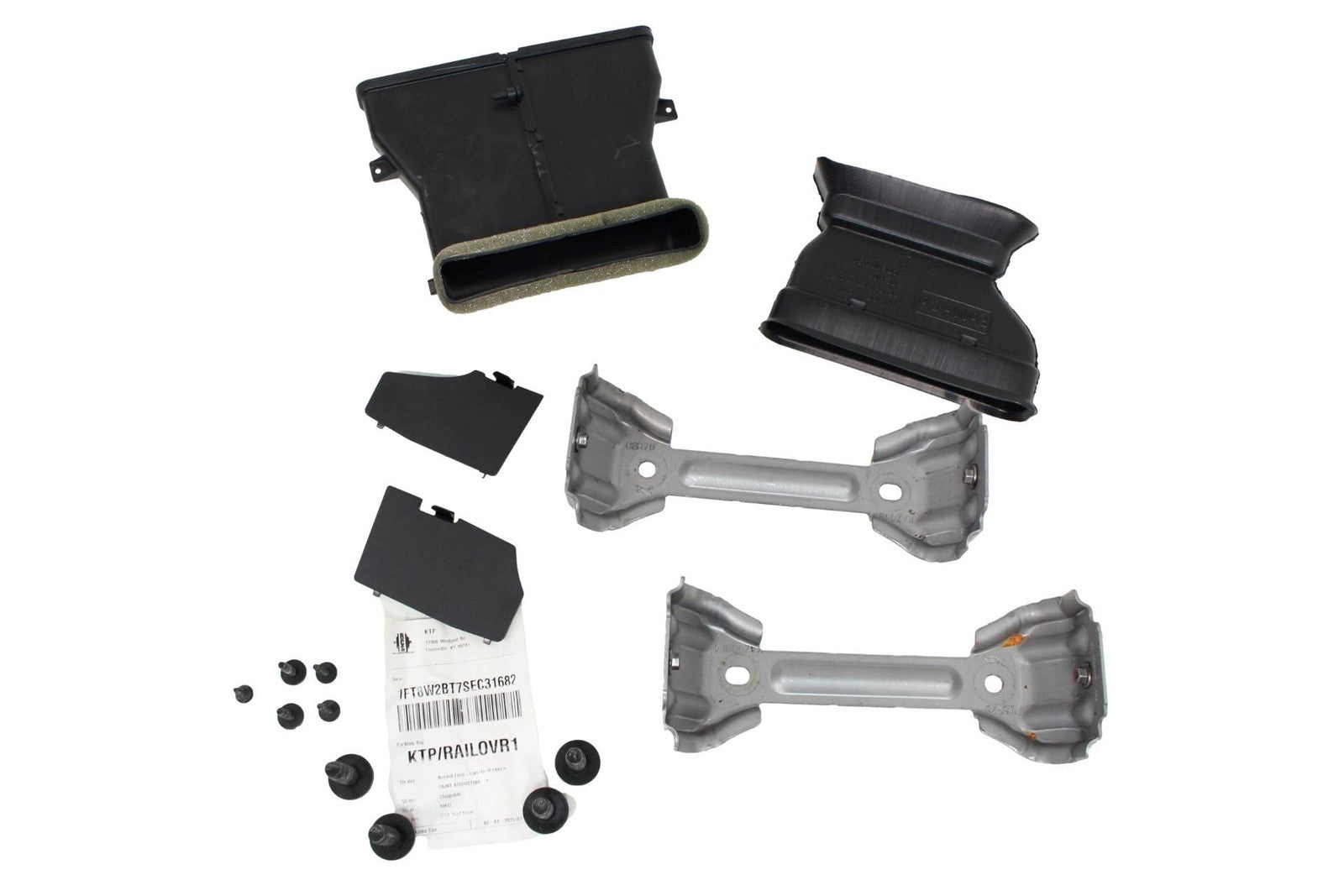 NEW 23-25 Ford F250 F350 Super Duty Complete Center Console Kit w/ HVAC Black OE