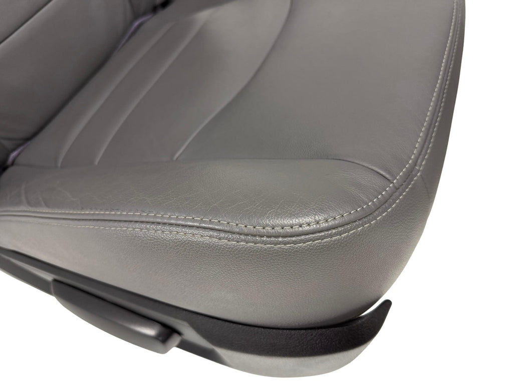 2009 - 2018 Dodge Ram Seats Set Crew Cab, Alea Gray Leather w/ OEM Power Driver