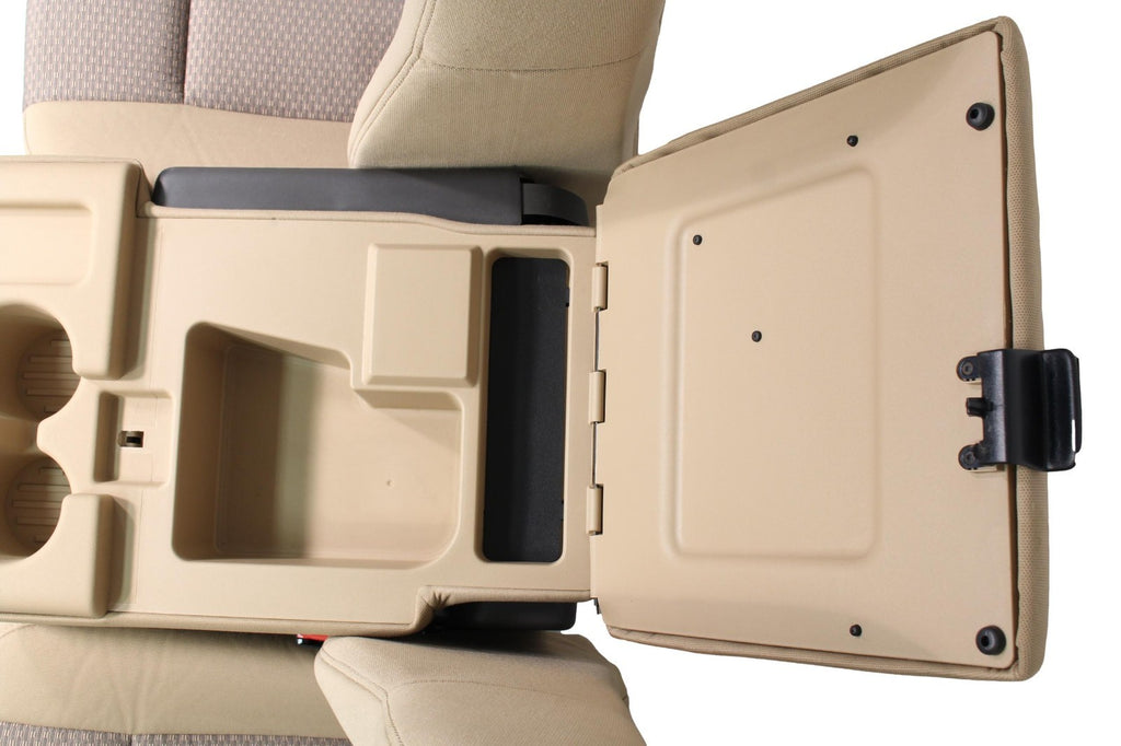 2011 - 2016 Ford Super Duty Front Seats, Adobe Tan Cloth 40/20/40 Split Bench
