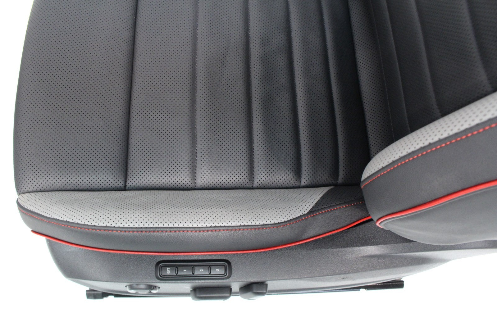2022 - 2025 VW Golf GTI Mk 8.5 Seats Set Two-Tone Leather Black Gray Heat Cool