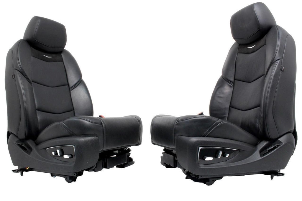 2015-2020 Cadillac Escalade Front Seats, Jet Black Luxury Leather Heated Cooled