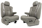 99 - 06 Silverado Sierra Tahoe Yukon Heated Power Leather Seats Pewter Gray OEM