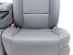 2014 - 2019 Sierra Chevy Silverado Front Seats Set, Work Truck Bench Gray Vinyl