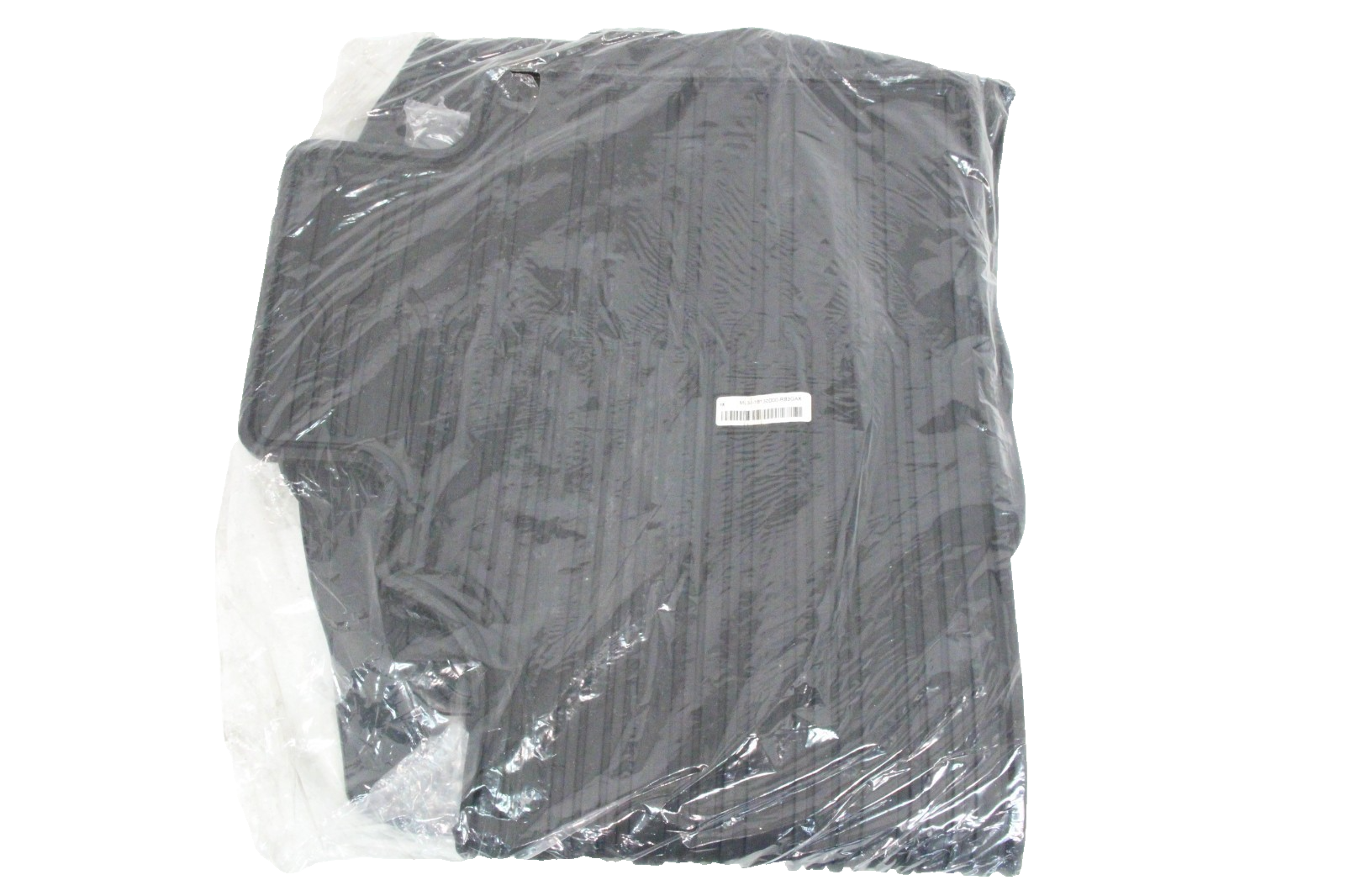2021-2025 Ford F-150 SuperCrew Black Vinyl Floor Mat Set ML3Z-1613086-RA