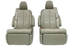2011-2020 Toyota Sienna Second Row Recliner Seats, Bisque Beige Leather w/ Belts