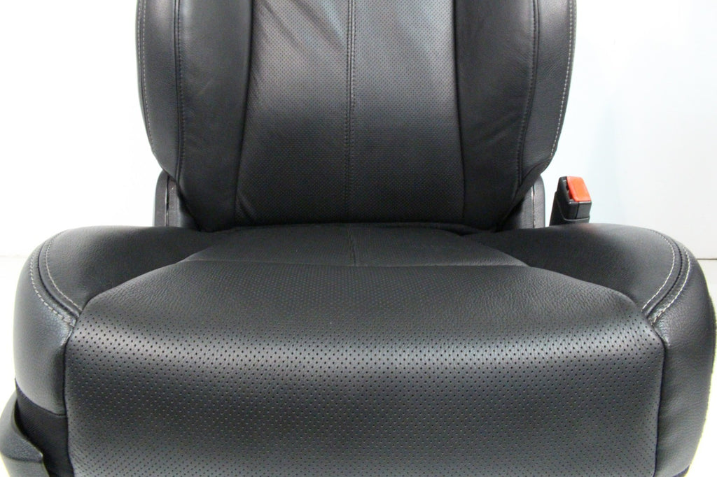 2002 - 2018 Ram Front Seats, Laramie Black Leather Heated Cooled w/ Memory