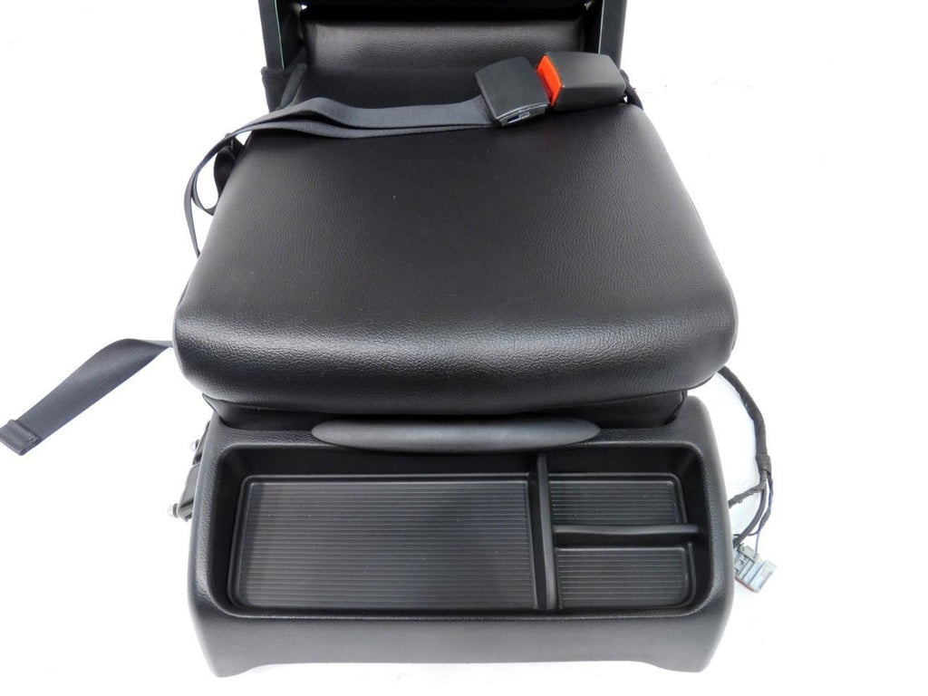 2009 - 2018 Ram Center Jump Seat, Black Leather Laramie, w/ Install Kit & Trim