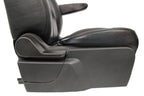 2015 - 2026 Ford Transit Front Seats, Black Leather w/ Heated Power Driver Seat