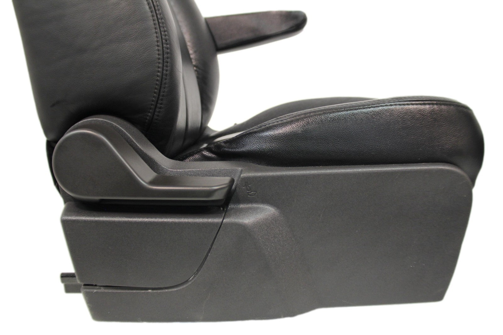 2015 - 2026 Ford Transit Front Seats, Black Leather w/ Heated Power Driver Seat
