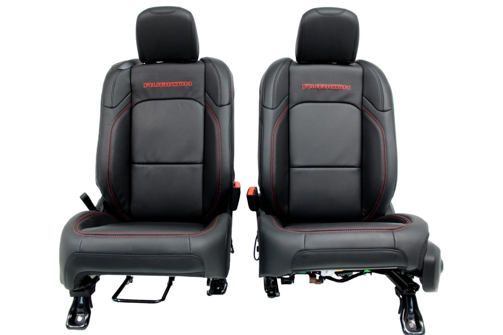 2018-2026 Jeep Wrangler 2dr JL Front & Rear Seats, Rubicon Heated Black Leather