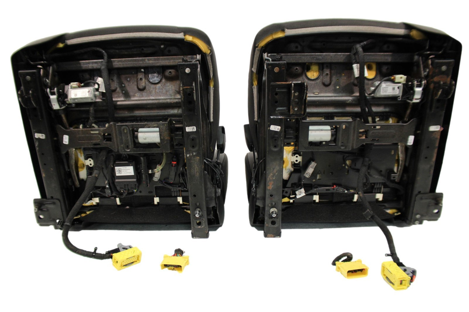 2015 - 2022 Chevy Colorado Seats Set – ZR2 Crew Cab Black Leather Power Heat