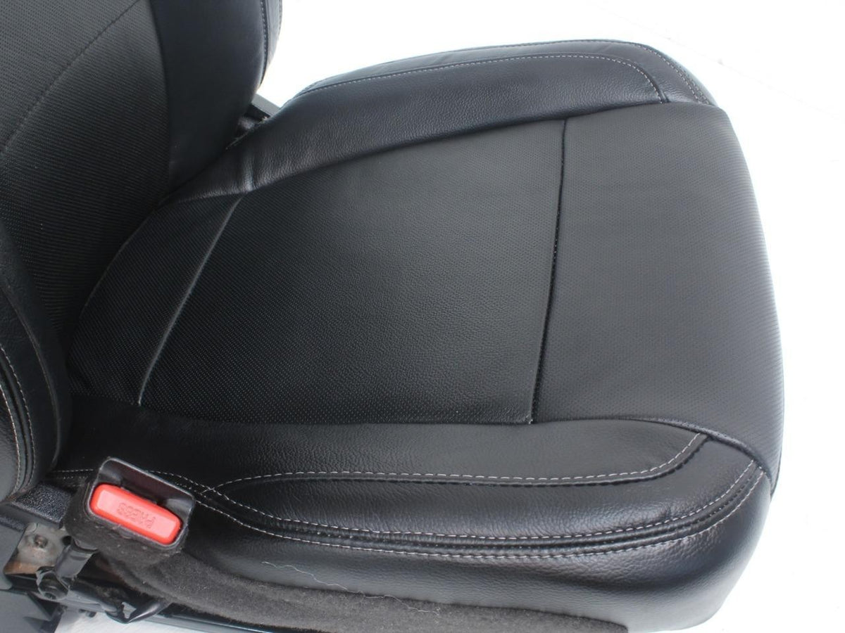 2015-2022 Ford F150 Super Duty Lariat Front Seats, Black Leather Heat Ventilated