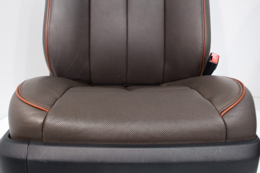 2015 - 2017 Ford Expedition King Ranch Front Seats, Mesa Brown Leather Heat Cool