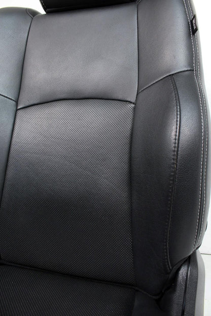 2009 - 2018 Dodge Ram Laramie Black Leather Heated & Cooled Front Seats