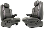 99 - 06 Silverado Sierra Tahoe Yukon Heated Power Leather Seats Dark Pewter OEM