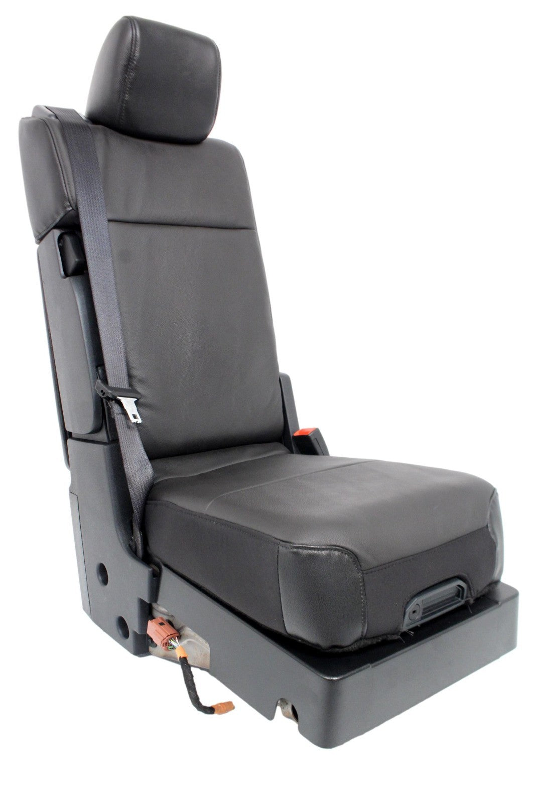 2015 - 2025 Ford F150 Super Duty Jump Seat Center Console, Black Leather Lariat