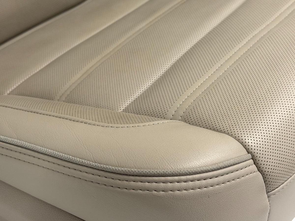 2015 - 2016 GMC Yukon Denali Front Seats, Shale Leather Heated Cooled, Fits OBS