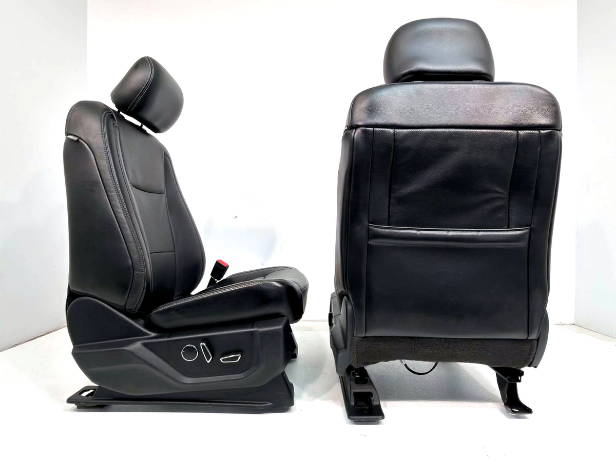 2017-2022 Ford Super Duty Lariat Front Seats, Black Leather Heat Ventilated