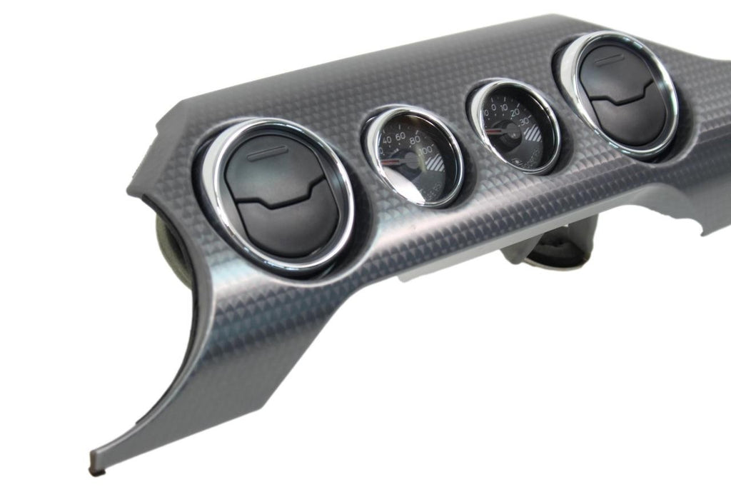 15 - 23 Ford Mustang Aluminum Dash Trim + EcoBoost Performance Pack Boost Gauges