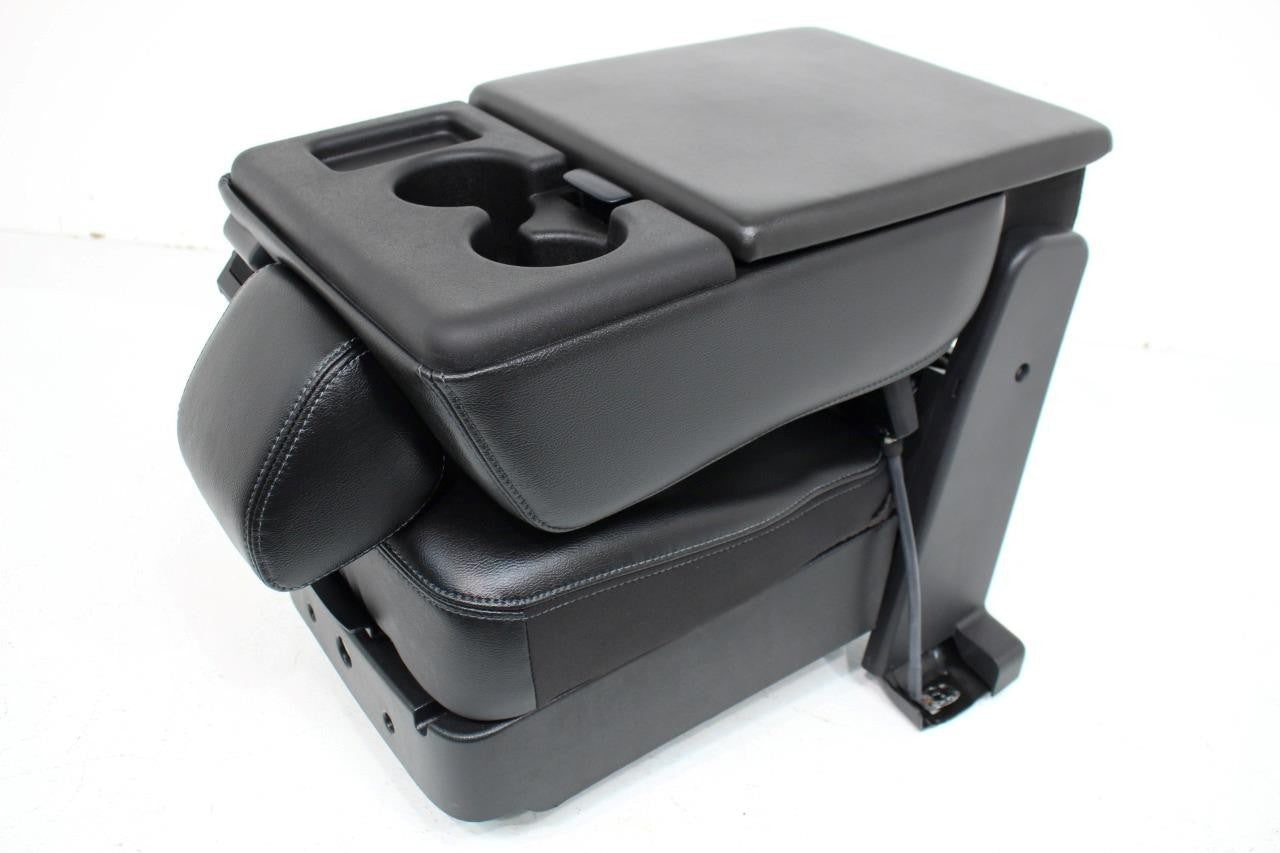 11-16 Ford F250 Super Duty Lariat Jump Seat Console Black Leather Kit Complete