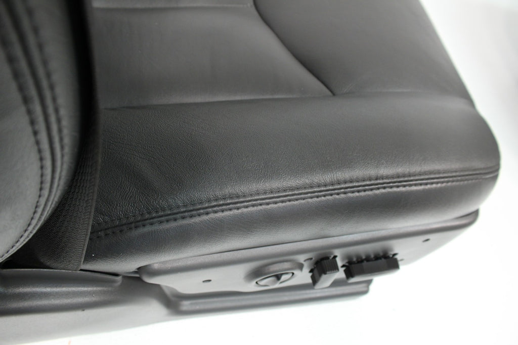 99-07 Sierra Silverado Front Seats, Dark Pewter Leather, Power 2-Way Lumbar
