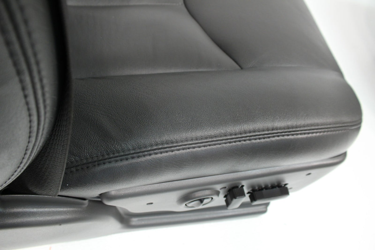 99-07 Sierra Silverado Front Seats, Dark Pewter Leather, Power 2-Way Lumbar