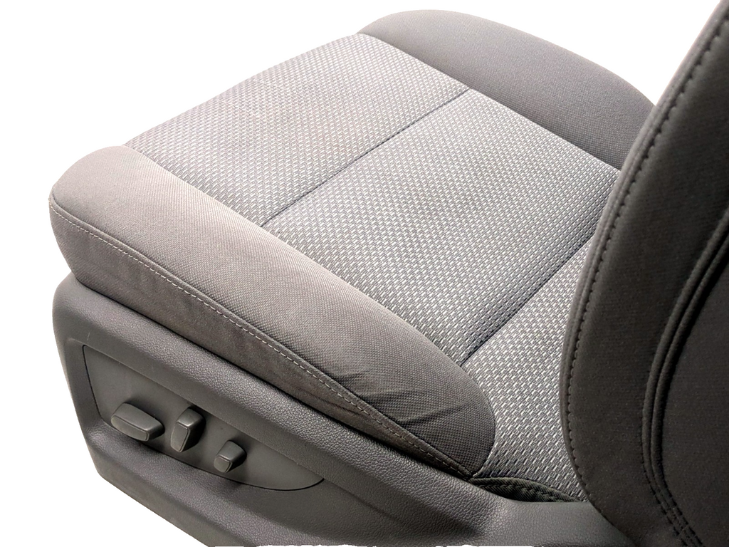 2014 - 2019 Sierra Silverado Front Seats, LT SLE Gray Cloth w Power Driver