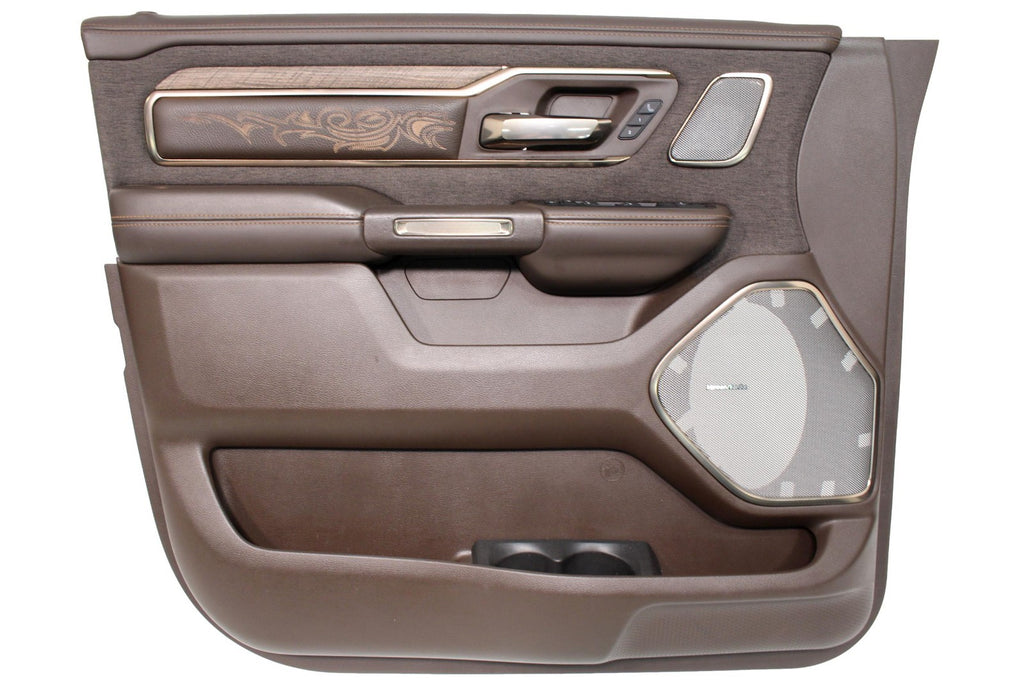 2019 - 2026 Ram 1500 Door Panels Limited Longhorn Brown Crew Cab New OEM Removal